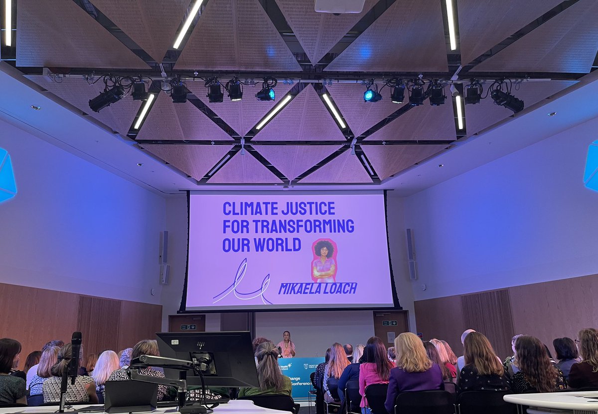 Sharing her personal journey in becoming an activist. Doing what you believe in & change what you can in the spaces you find yourself in - @mikaelaloach In the world today we are all inter-connected through linked networks #ClimateMovement #ClimateJustice #ScotPH24 #Humanity