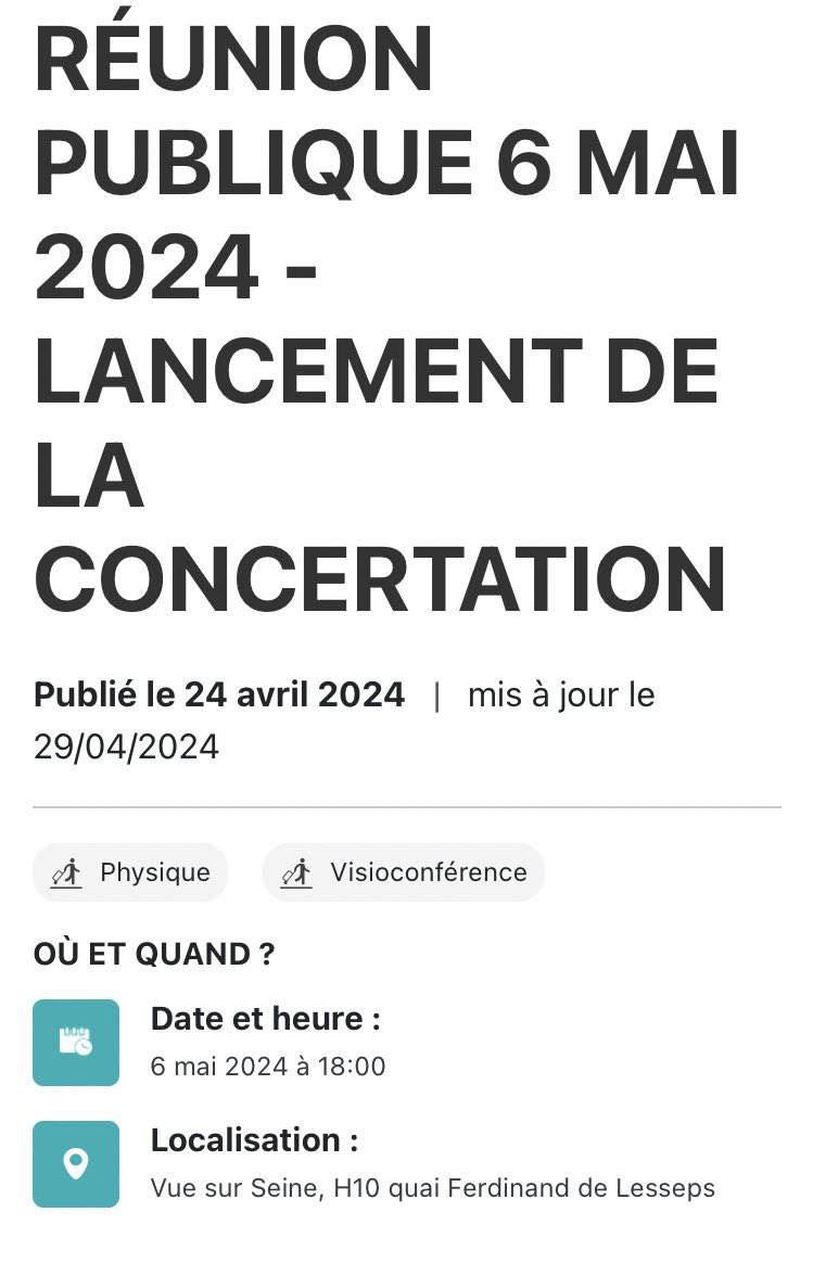 Réunion Publique #Projet #LNPN le Lundi 06 mai de 18h à 20h en presentiel où visioconference 
👉lnpn.fr/reunion-publiq…