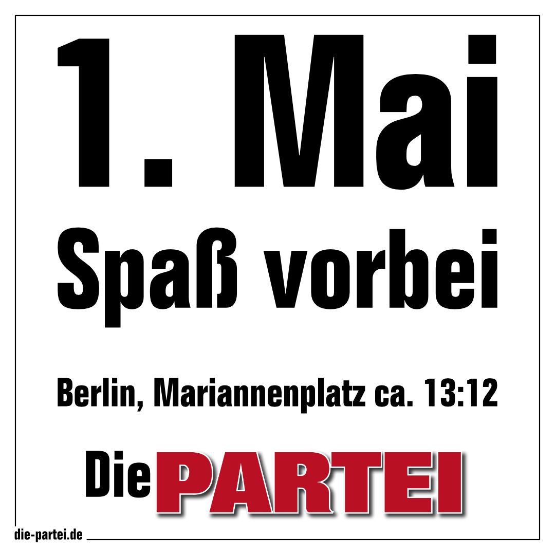 DiePARTEIBerlin's tweet image. HEUTE!
Mit
@MartinSonneborn
@SibylleBerg
Käthe Kerbstat
und
Helmut Schmidt (angefragt)