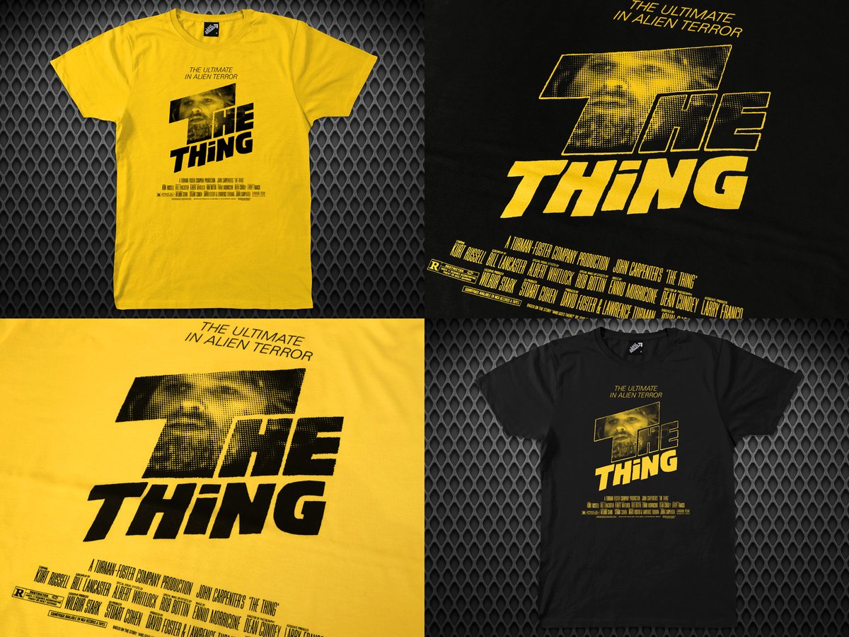 NEW to LastExitToNowhere.com Inspired by the iconic Saul Bass poster for The Shining crossed with John Carpenter's The Thing. > biturl.top/bmQZvq #TheShining #TheThing #SaulBass #KurtRussell #JackNicholson #JohnCarpenter #StanleyKubrick