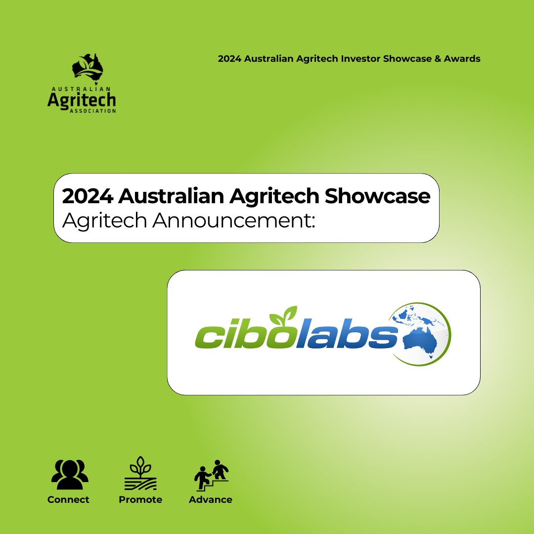 📣 Australian Agritech Investor Showcase - Agritech Announcement: Cibo Labs! 🌱Agritech registration loom.ly/oDuCrAE 📝 Investor registration loom.ly/0I3NJwQ #Agritech #Investment #AgTech #InvestorShowcase #AusAgritech'