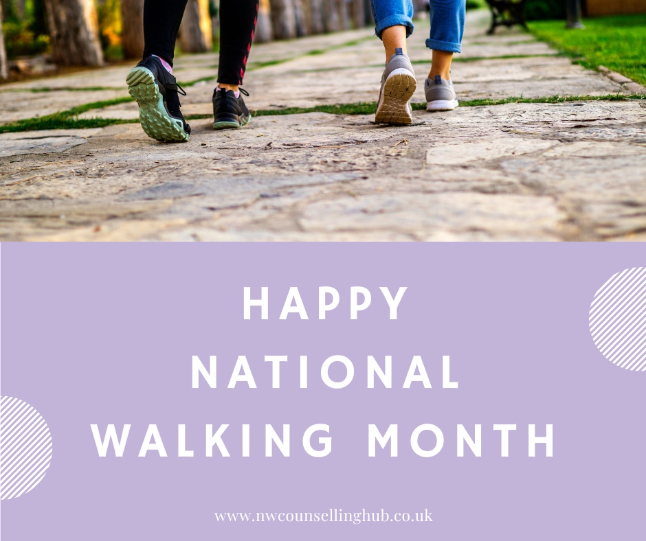 May is #NationalWalkingMonth! 🚶‍♂️ 🚶‍♀️ Walking isn't just great for physical health; it's also as good for boosting mental health. nwcounsellinghub.co.uk/services/group… Let's get #walking. 🙌
