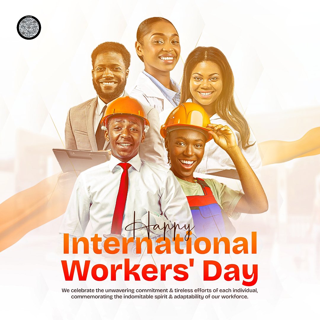 Was going for a new month design when I realized it's also workers' day.

#HappyworkersDay