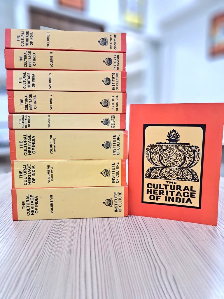 #MayWithPI. Flat 20% Discount. Presenting the much Acclaimed Book Set: The Cultural Heritage of India (Volume 1-8, Hardbound), published by Ramakrishna Mission Institute of Culture. #PIRecommends #BuyFromPI Order👉padhegaindia.in/product/the-cu…