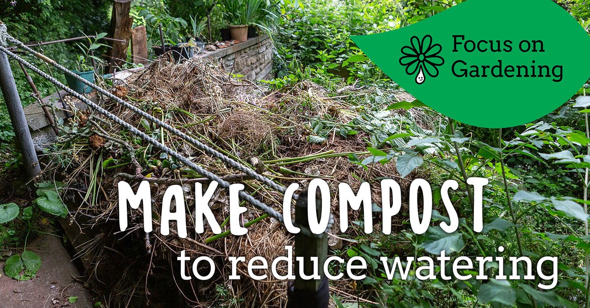 If you're looking to reduce the amount of watering your plants need, then try making your own compost. Used as mulch, compost helps soil retain more moisture. Start making compost in no time: watersworthsaving.org.uk/949/gardening/… #WatersWorthSaving #NationalGardeningWeek #GardeningTips