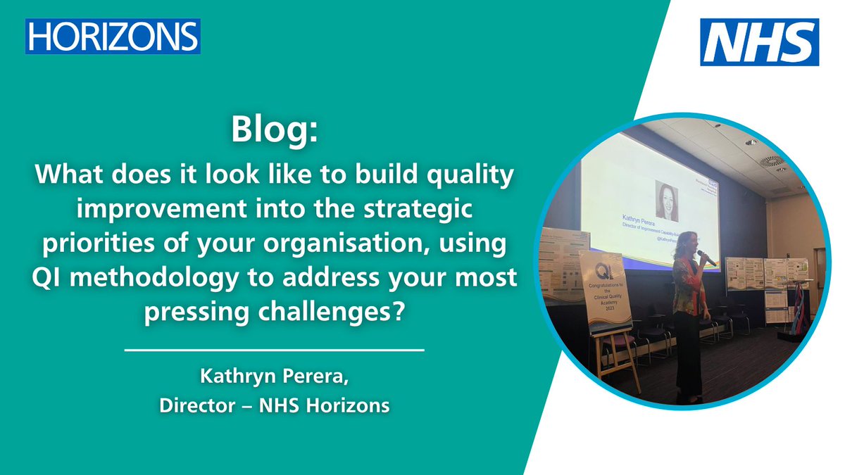 What does it look like to build quality improvement into the strategic priorities of your organisation, using QI methodology to address your most pressing challenges? Read this latest blog by @KathrynPerera 👉horizonsnhs.com/what-does-it-l…
