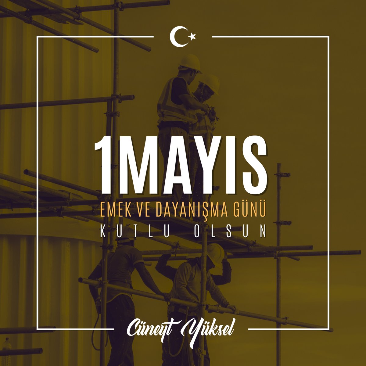 🇹🇷 Emek ve alın teriyle, ülkemizin büyümesi ve kalkınmasında önemli rol oynayan tüm işçi ve emekçilerimizin, 1 Mayıs Emek ve Dayanışma Günü Kutlu Olsun!