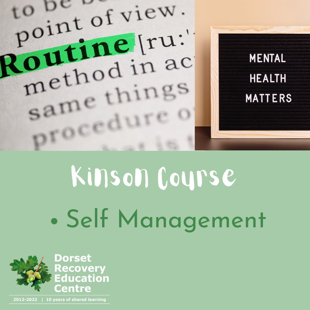 Are you interested in exploring what we mean by self management and why and how we might do it? We currently have places on our Face to Face course in Kinson on Tuesday, 7 May in the afternoon for registered and enrolled students of the REC. Contact us to book your space.