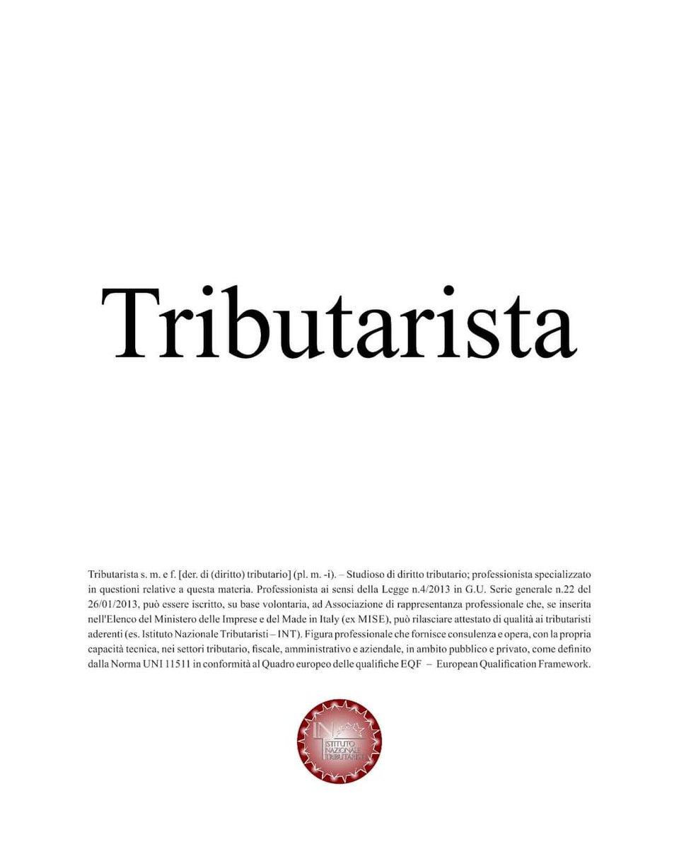 Buon 1° Maggio a tutte le lavoratrici e a tutti i lavoratori, senza distinzione di tipologia o di ruolo e un augurio a chi del lavoro è in cerca. Auguri alle colleghe tributariste e ai colleghi tributaristi, siate sempre orgogliosi del vostro lavoro, della vostra professione.
