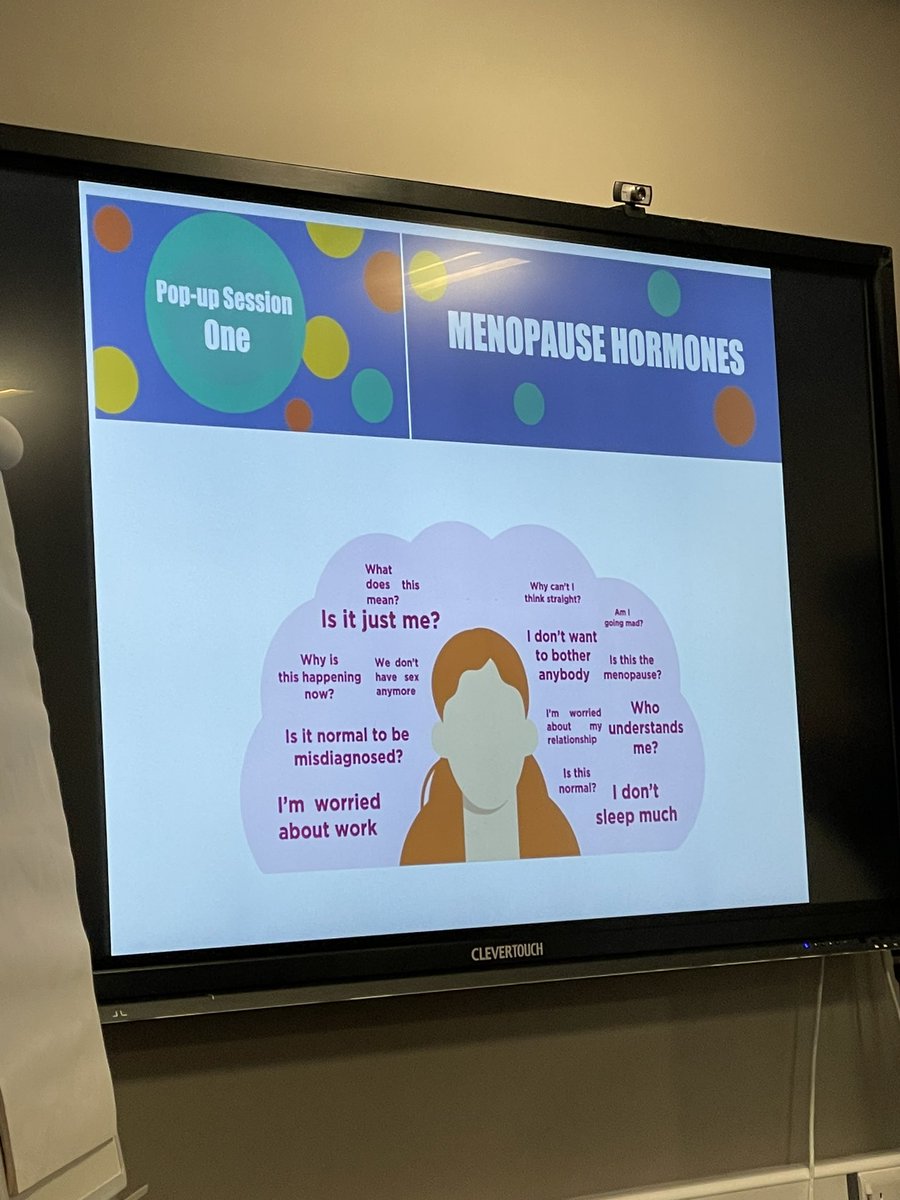 Opening up the conversation about the impact of #menopause with colleagues will help create a culture of understanding and support, fantastic tips being shared by @McrStress with #schoolleaders @OneEducationHR