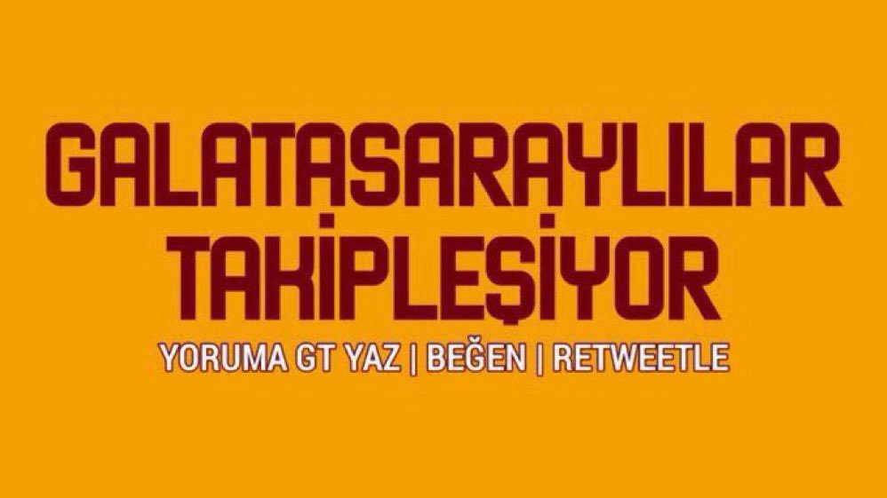 🟡🔴Galatasaray'ımıza gönül vermiş dostlar ile takipleşiyoruz.

🟨🟥Amaç karşılıklı takipleşip tüm hesapları büyütmek

➡️TAKİP ET✅
➡️GT YAP✅
➡️RT YAP ✅
➡️BEĞEN✅

🟡🔴𝐓𝐀𝐊İ𝐏 𝐄𝐃𝐄𝐍𝐄 𝐀𝐍𝐈𝐍𝐃𝐀 𝐆𝐄𝐑İ 𝐃Ö𝐍ÜŞ 𝐘𝐀𝐏𝐈𝐘𝐎𝐑𝐔𝐌.

#GalatasaraylılarTakipleşiyor 
#Hedef24