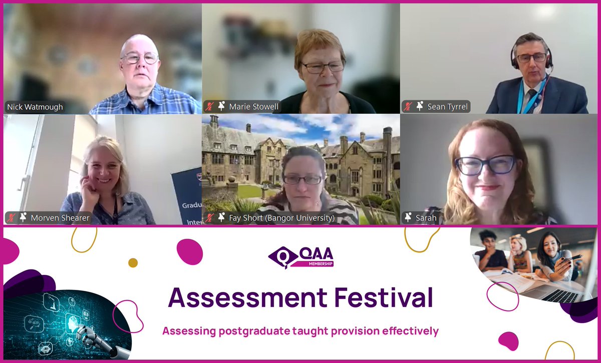 It’s day 3 of #AssessFest and we’re diving into an exploration of postgraduate taught assessment and feedback! Our panel, which includes @StowellDr, @TyrrelCranfield, @FaybeShort, Dr Sarah Henderson and @Morven_Shearer, will uncover how we can best support PGT students to thrive.