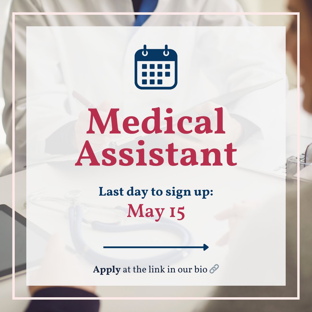 Mark your calendars 🗓️ 

...Or better yet, sign up now to secure your spot at stepful.com!

#CCMA #CMA #certifiedmedicalassistant #pharmacytechnician #premed #clinicalhours #externship #medschool #healthcare #healthcarejobs #Stepful #Stepfulccma #stepfulprogram