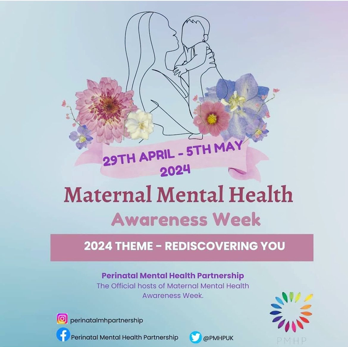 This week we are supporting @PMHPUK #maternalmentalhealthweek in spreading awareness and talking about mental illness while pregnant or after having a baby. Research from @rosielperkins connects with this theme of rediscovering self through group singing. @PMHPUK