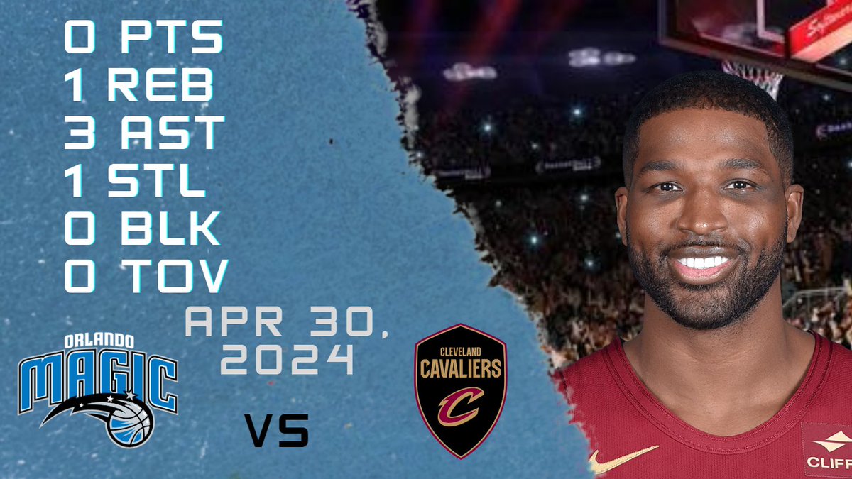 Tristan Thompson Stats For NBA Play Off Game VS MAGIC  - 30-04-2024 youtu.be/UAwGOVDyd3s

#TristanThompson #Tristan #Thompson #nba #nbastats #nbahighlights #basketball #cleveland #cavaliers #cavaliers #clevelandcavaliers #Tristanstats #Thompsonstats