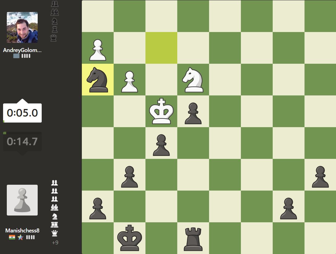 Beautiful knight checkmate. @chesscom @chesscom_in @chess24com #chesschamps