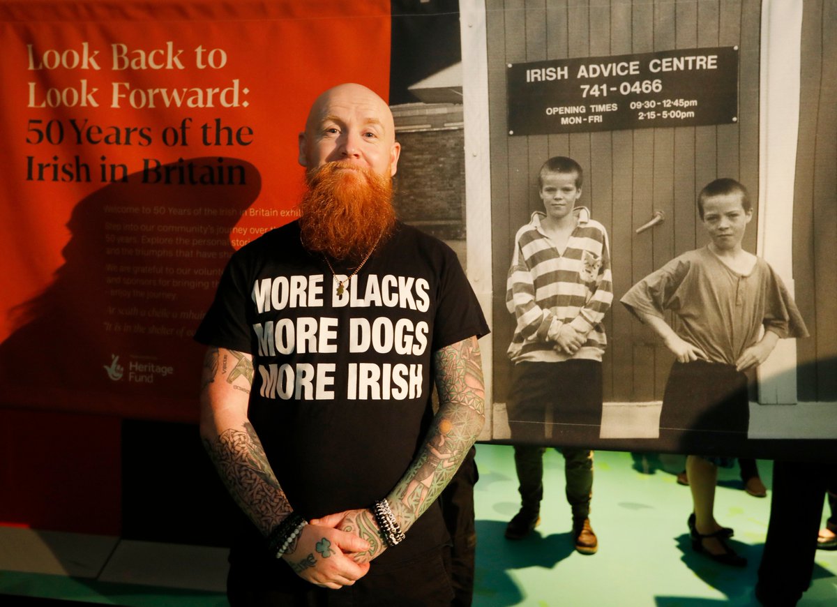 Throwback to the launch of 'Look Back to Look Forward: 50 Years of the Irish in Britain' exhibition at #EPICMuseum! ✨ Great turnout, powerful speeches from our key guests & an amazing performance. Don't miss the exhibition - runs until July 14th at EPIC! #IrishInBritain