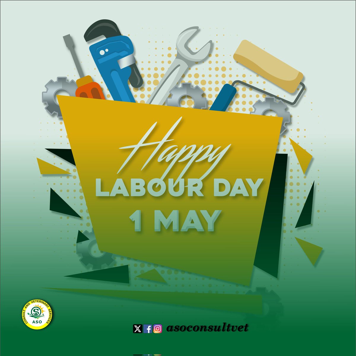 I'm wishing you a relaxing and fulfilling Labor Day, full of gratitude for all that you have done to make civilization possible. 
#LabourDay2024 #MayDay2024 #agriculture #agricultureandfarming #livestockfarming #livestock #agricbusiness #asoconsultvet #pig #pigfarming #pigfarmer