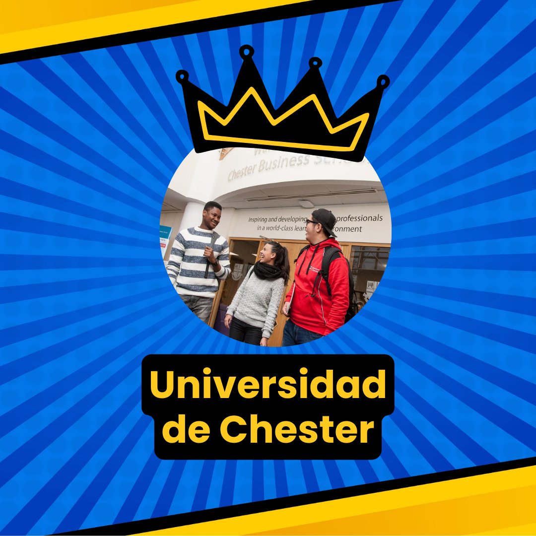 ¡La Universidad de Chester ha sido nombrada Universidad Internacional del Año en los Premios Whatuni elegidos por los Estudiantes para 2024! 👑  Descubre más sobre los WUSCAs 2024 y quién se llevó el título general de Universidad del Año 👉👉 bit.ly/3WnBNaW

#WUSCAs