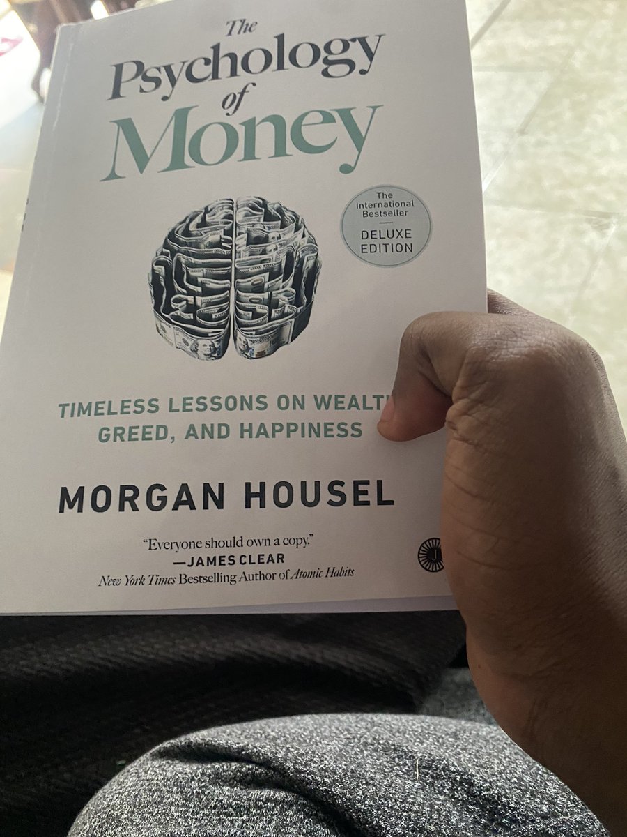 Just hitting chapter 5 and this is easily the best book I have ever read about money.

Every chapter has so many valuable insights and real life stories to reflect on.

My favorite line so far:

“There’s only one way to stay wealthy: some combination of frugality and paranoia”