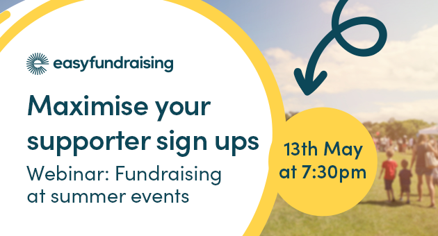 🌞 Use your summer events to sign up supporters this year! 🌞 Save your spot on easyfundraising’s Jo webinar where she will share tips and tricks on how your PTA can use its upcoming summer events to fly the flag for easyfundraising! Save your spot: bit.ly/3vXKn5k