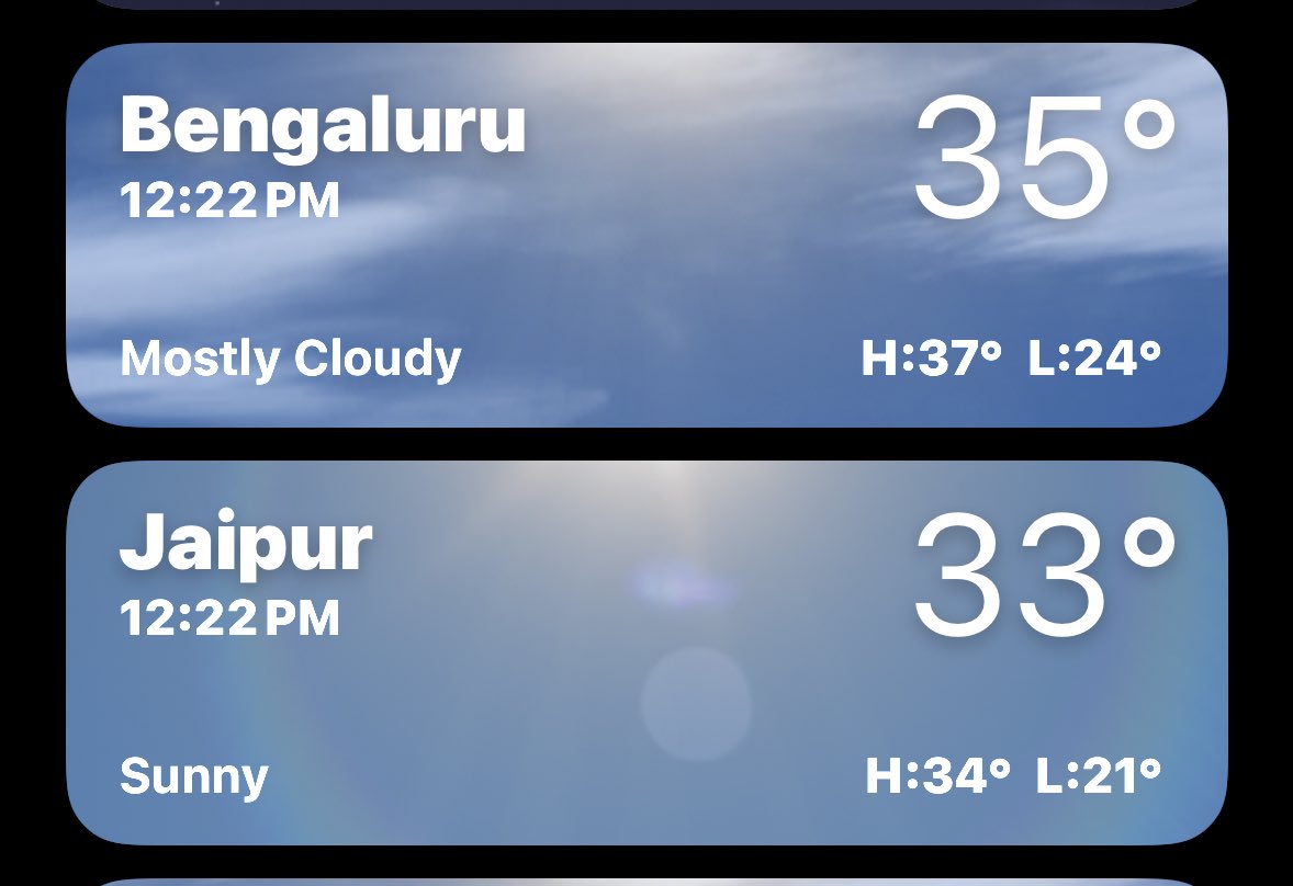Hotter than rajasthan, what a shame. Someone remind blr it was supposed to be mini hillstation😫😫immediate intervention of indradev required🥲🥵 #Bangalore #Bengaluru