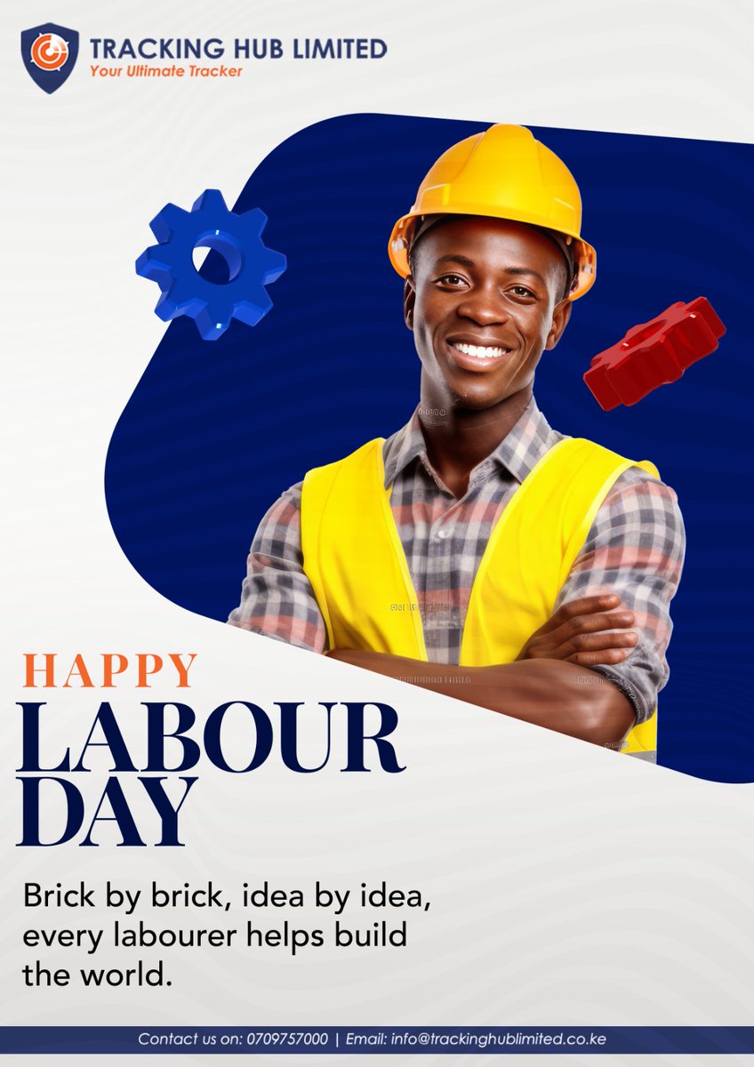 With a hammer, or pen, a scalpel, or brush, your work forms tomorrow's world. Here's to the hardworking men and women who keep our world moving forward. Happy Labour Day!

#Trackinghub #trackingpartner #LabourDay #Happylabourday #labourday2024