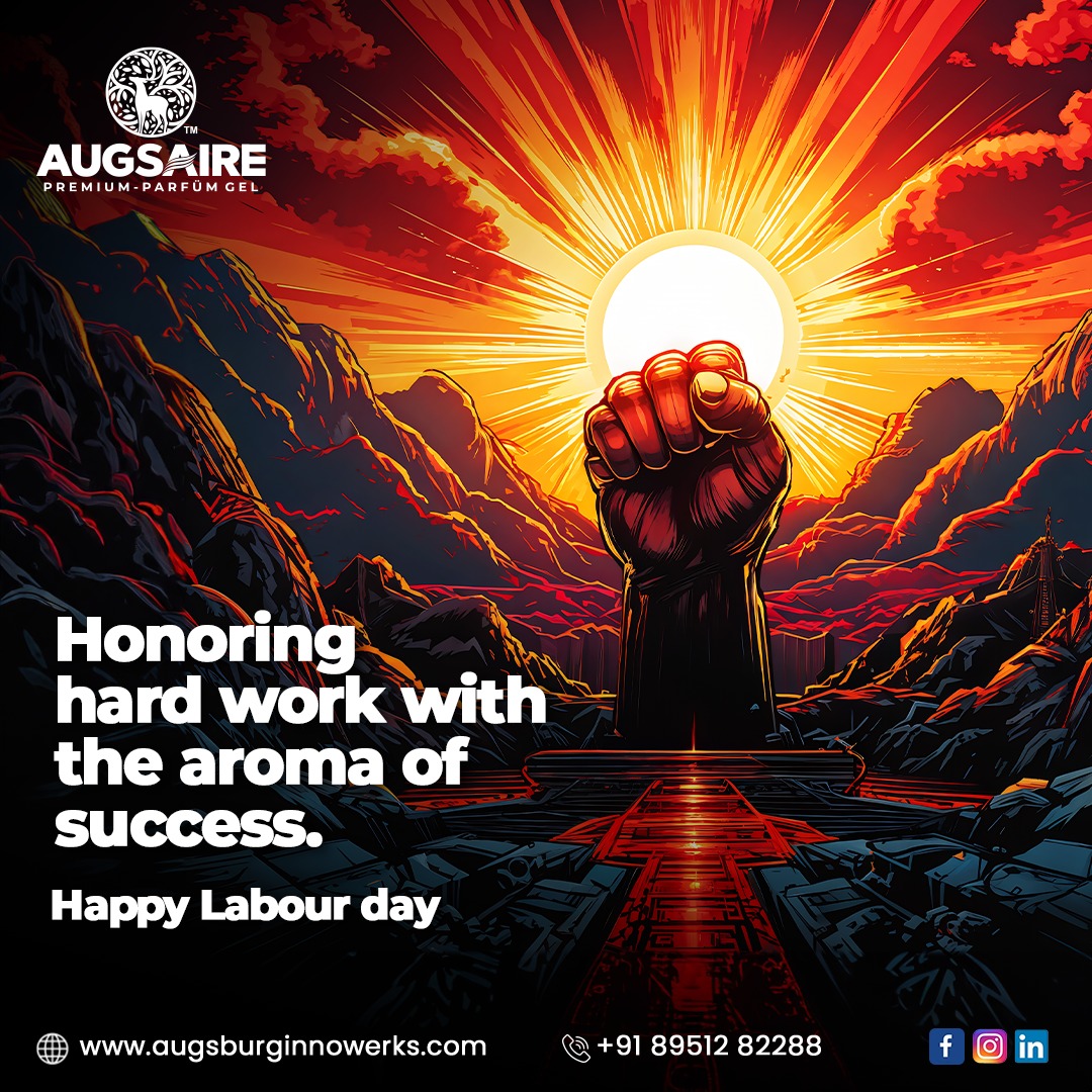 Happy Labour Day wishes from Augsaire Car Fresheners! 👷🏻👨🏻‍🏭💪🏻

#LabourDay #HappyLabourDay #May1 
#worktogether #wintogether #AugsaireCarFresheners
#BestGelFresheners
#AugsburgInnowerks