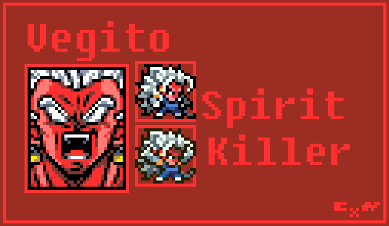 Cangu_Z's tweet photo. Vegito Spirit Killer!! Cang X @NelzomSprite 
It surely won't be the last @TablosAF  character I make, by the way Tablos will come to the game! or maybe "LA ESENCIA LLEGARA A DRAGON BALL DEVOLUTION". https://t.co/9TBax4R9Nm