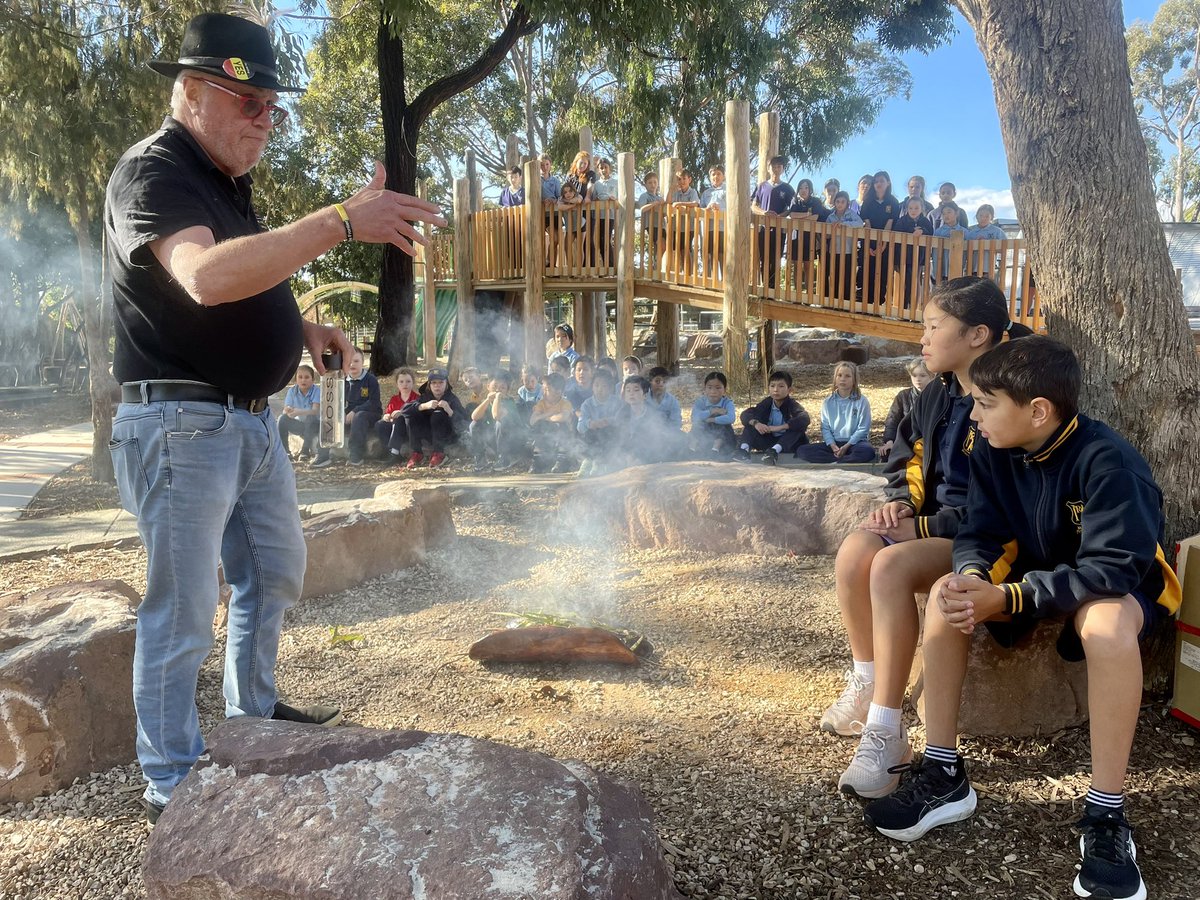 Today our JSC representatives joined a smoking ceremony led by elder Uncle Glenn. Thank you for cleansing this new Nature Playspace for our use #alwayswillbe