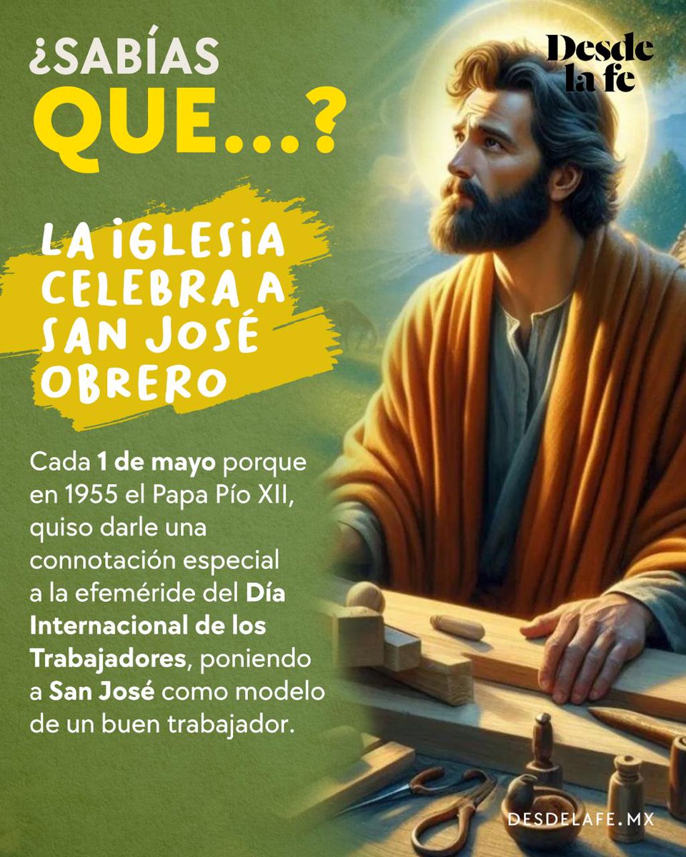 La fiesta de San José Obrero, patrono de los trabajadores, coincide con el festejo del #DíaDelTrabajo. Conoce aquí una oración al también llamado 'santo de los santos'. 👉bit.ly/3aXVKcO