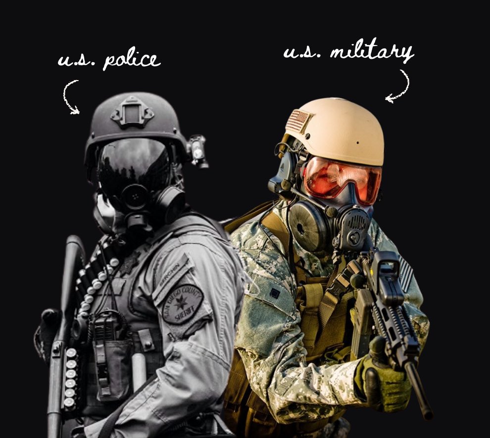 VetsAboutFace's tweet photo. U.S. police are an occupying army.
the war abroad IS the war at home. https://t.co/AMgIFCim8v