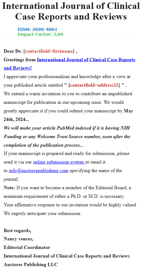 Ouch <a href="/AuctoresL/">Auctores Publishing LLC</a>