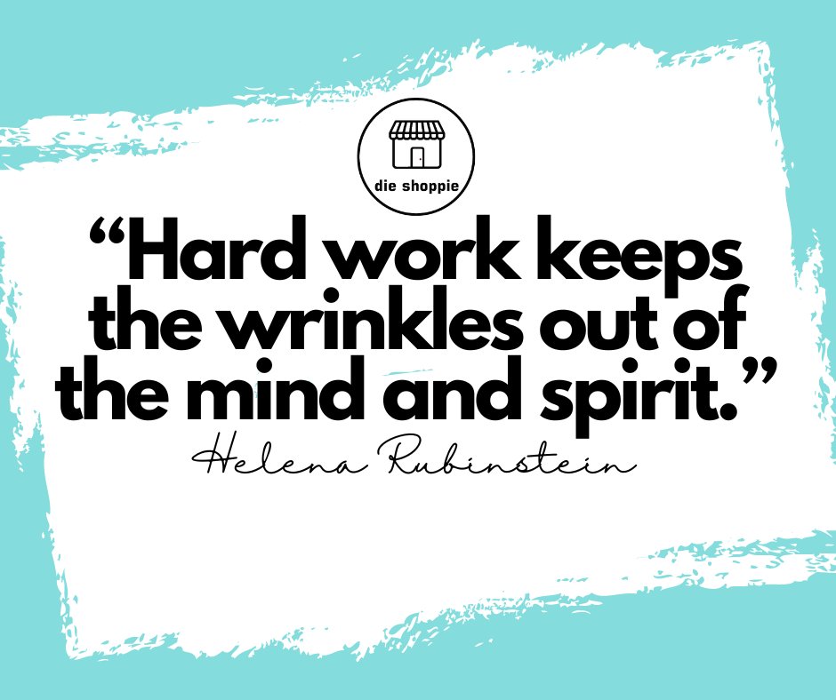 dieshoppie's tweet photo. “Hard work keeps the wrinkles out of the mind and spirit.”
- Helena Rubinstein

Happy Workers’ Day from the @dieshoppie team!

#dieshoppie #WorkersDay https://t.co/XrwyGTNiDc