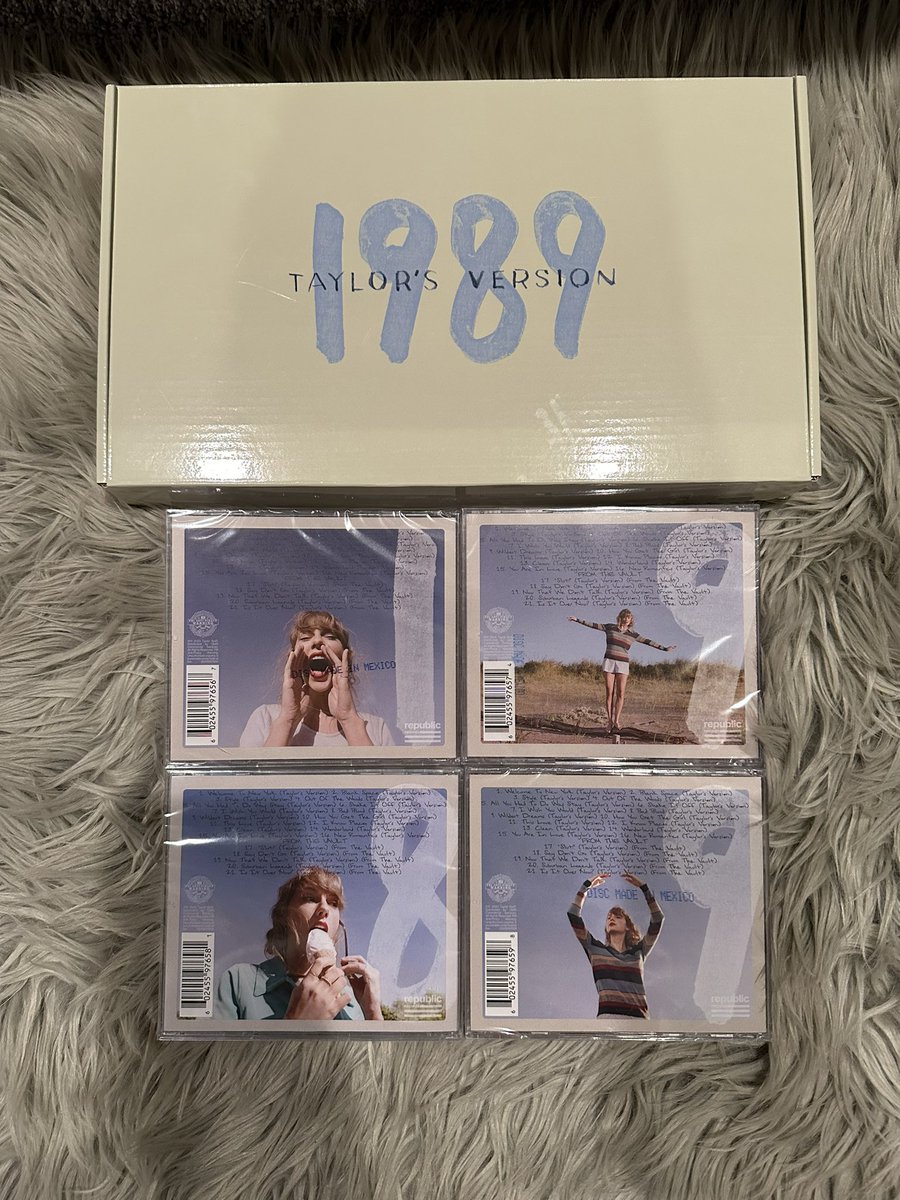 GIVEAWAY!!! 🩵 one winner will win a set of brand new 1989 cd shelves along with all 4 of the 1989 tv cds!! to join just rt and let me know which ttpd track you hope gets added to the eras tour setlist! (open internationally as always) 🫶