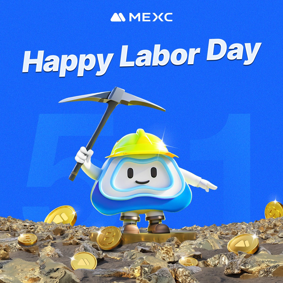 Happy Labor Day from #MEXC! 🎉 Salute to every individual chasing their dreams with determination! 🎊 #LaborDay