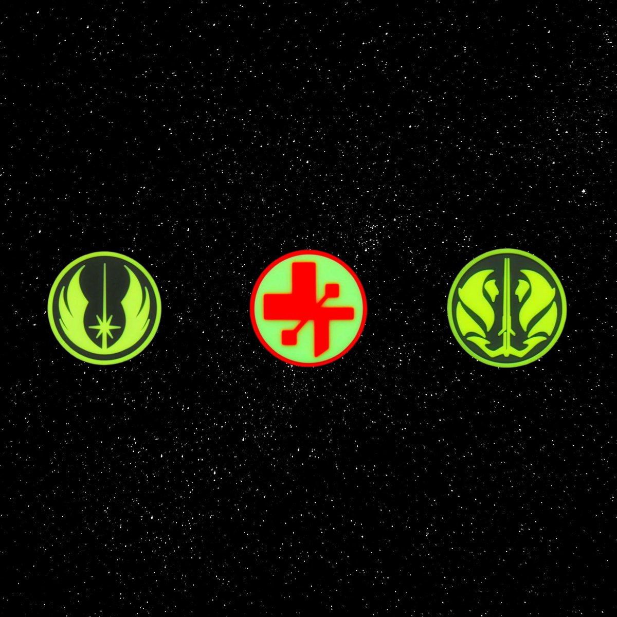 PDWLife's tweet photo. We have a Hutt’s Hoard worth of new gear dropping tomorrow to celebrate this week’s Star Wars Day including new glow in the dark morale patches and cat eyes-
May the Force Be With You!
#prometheusdesignwerx #agalaxyfarfaraway #moralepatch #pvcpatch #cateye #glowinthedark https://t.co/xWYlzFsUkm