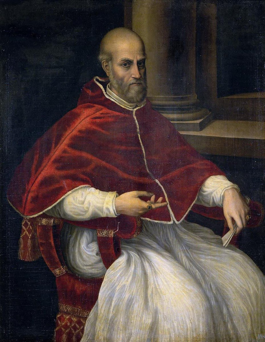 #OTD 1st May 1555 Marcello Cervini degli Spannochi also known as Pope Marcellus II, died in Rome. He became Pontiff on 9th April 1555 and his tenure only lasted 22 days. #PopeMarcellusII #MarcelloCervinidegliSpannochi #PopeofRome #Pontiff #CatholicChurch #Rome #Italy #History