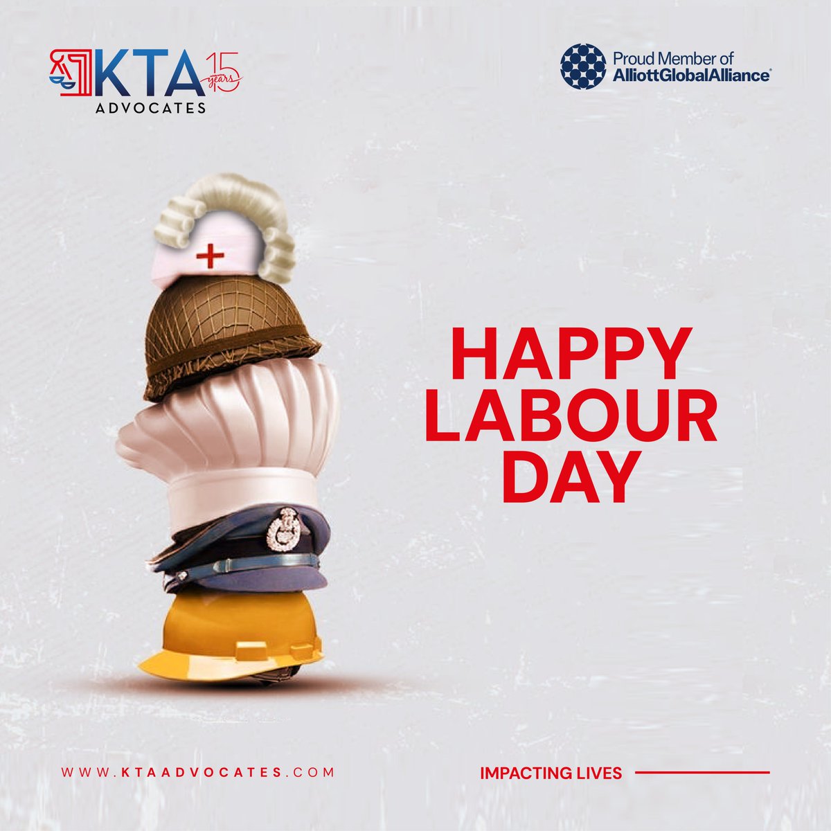 On this International Workers’ Day, we recognize all diligent workers whose unwavering commitment drives progress and enriches our communities. 
Happy #LabourDay 

#KTAat15 #ImpactingLives