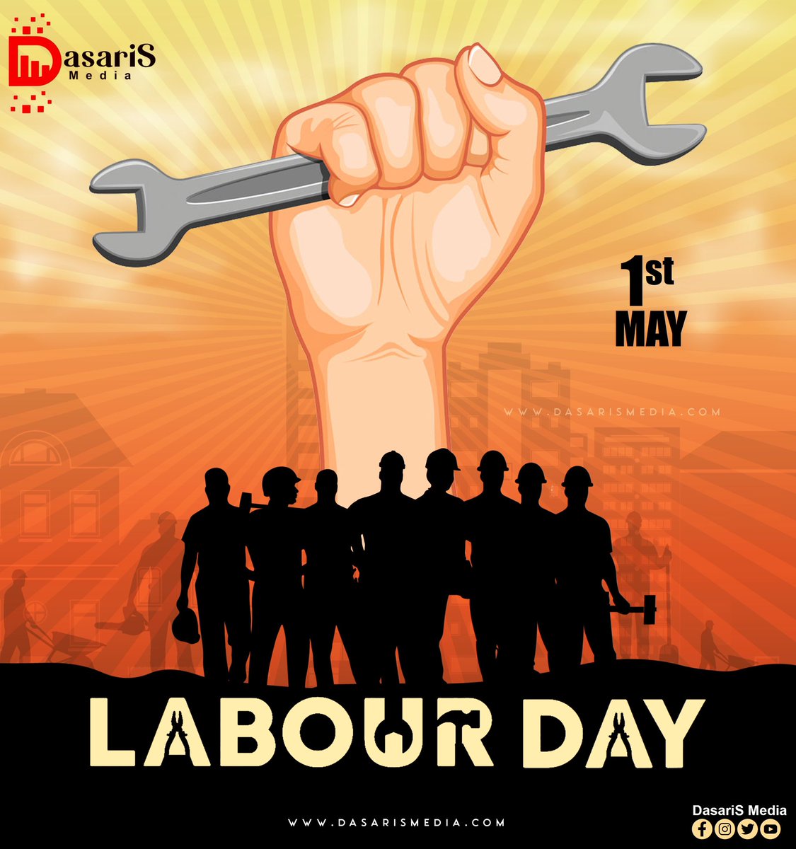#HappyLabourDay to all of the workers out there! We respect your commitment to enhance our quality of life and build a better world!

-Team @dasarismedia ✌️

#MayDay2024 #LaborDay2024 #DasariSMedia #peoplenewzapp