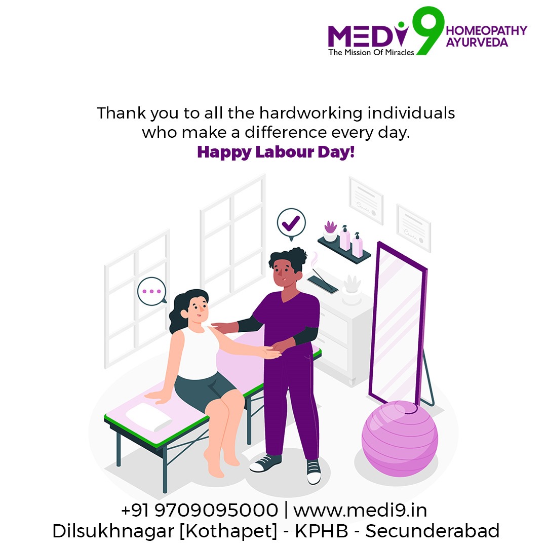 Thank you to all the hardworking individuals who make a difference every day. Happy Labour Day! 
#Acupressure #Ayurveda #Herbal #Natoropathy #Panchakarma #Siddha #Yoga #diabetes #Medi9 #Homeopathy