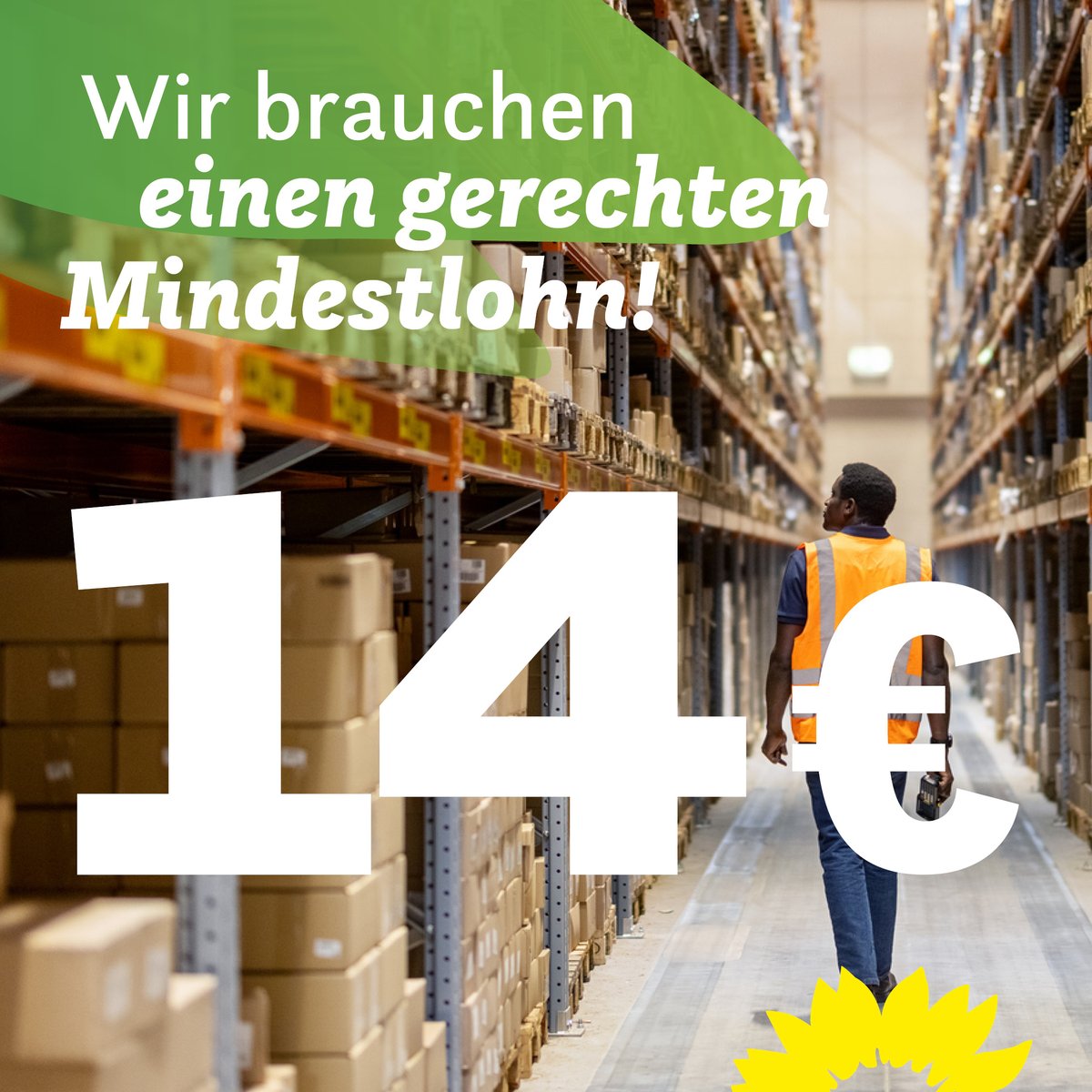 Wir wollen die Vorgaben & Kriterien im Mindestlohngesetz nachschärfen. Denn: Menschen in Vollzeitbeschäftigung dürfen nicht in Armut leben! Deshalb braucht es eine Mindestgrenze. Für uns klar: das ist eine Frage der Gerechtigkeit! 1/2