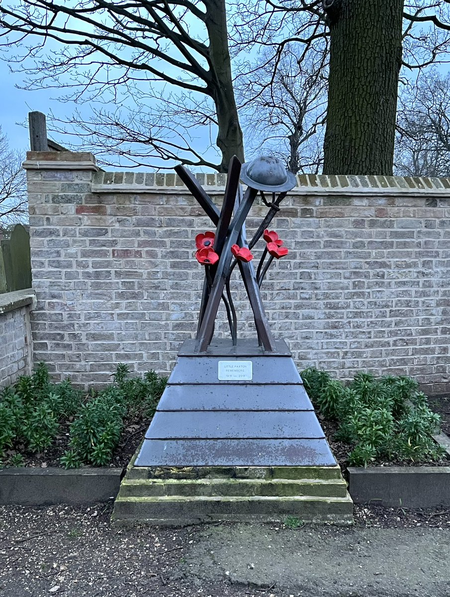 Little Paxton war memorial. St. James’ Church, Little Paxton, Cambridgeshire. First World War. #LestWeForget