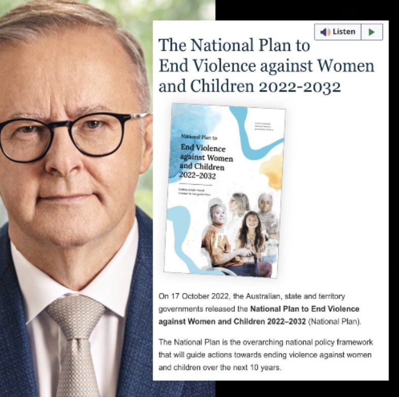 @larissawaters Reminder @AlboMP has a 10 year Plan to address #ViolenceAgainstWomen and after media announcement made today this will be reviewed regularly @AustralianLabor Acts while #GreensFail just criticise or Oppose