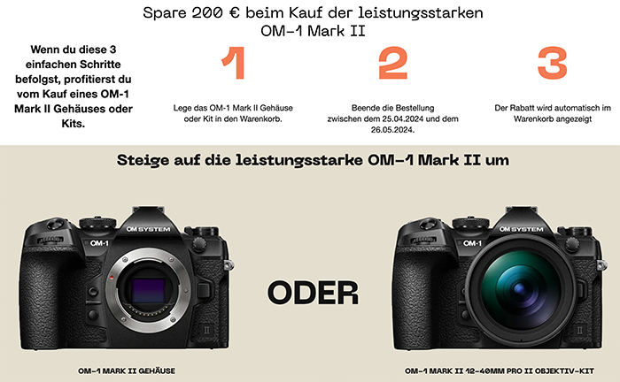 New 200€ rebate on the OM-1II -  43rumors.com/new-200e-rebat…