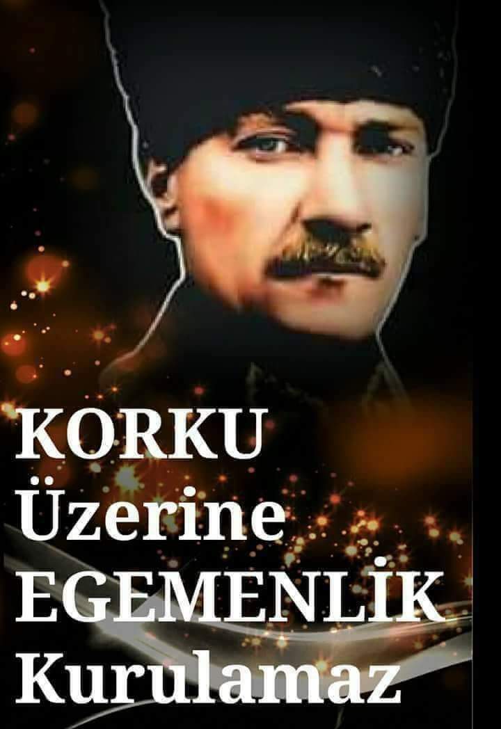 Kurucu irade biziz! Kuvayı milliye biziz! Mustafa Kemal Atatürk’ün kurduğu Aydınlık Cumhuriyetin, özgürlüklerin çelik zırhı biziz!
