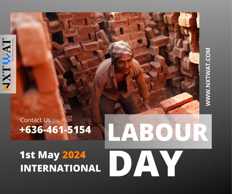 From factories to offices, every worker deserves respect and appreciation. Let's celebrate International Labour Day in their honour!
#LabourDay #InternationLabourDay #ThankYou #Gratitude #Labour  #SMM #PPC #Appreciation #Awareness #Workers #Aspirants #FrontlineWorkers #nxtwat