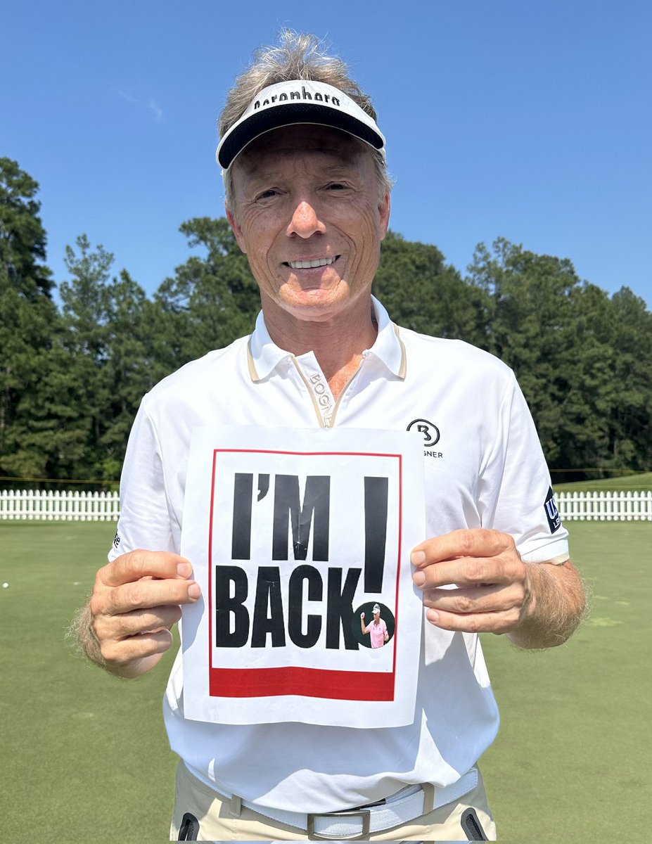 #Repost @pgatourchampions

He's back.

Three months after tearing his Achilles, @BernhardLanger6 has returned to PGA TOUR Champions.