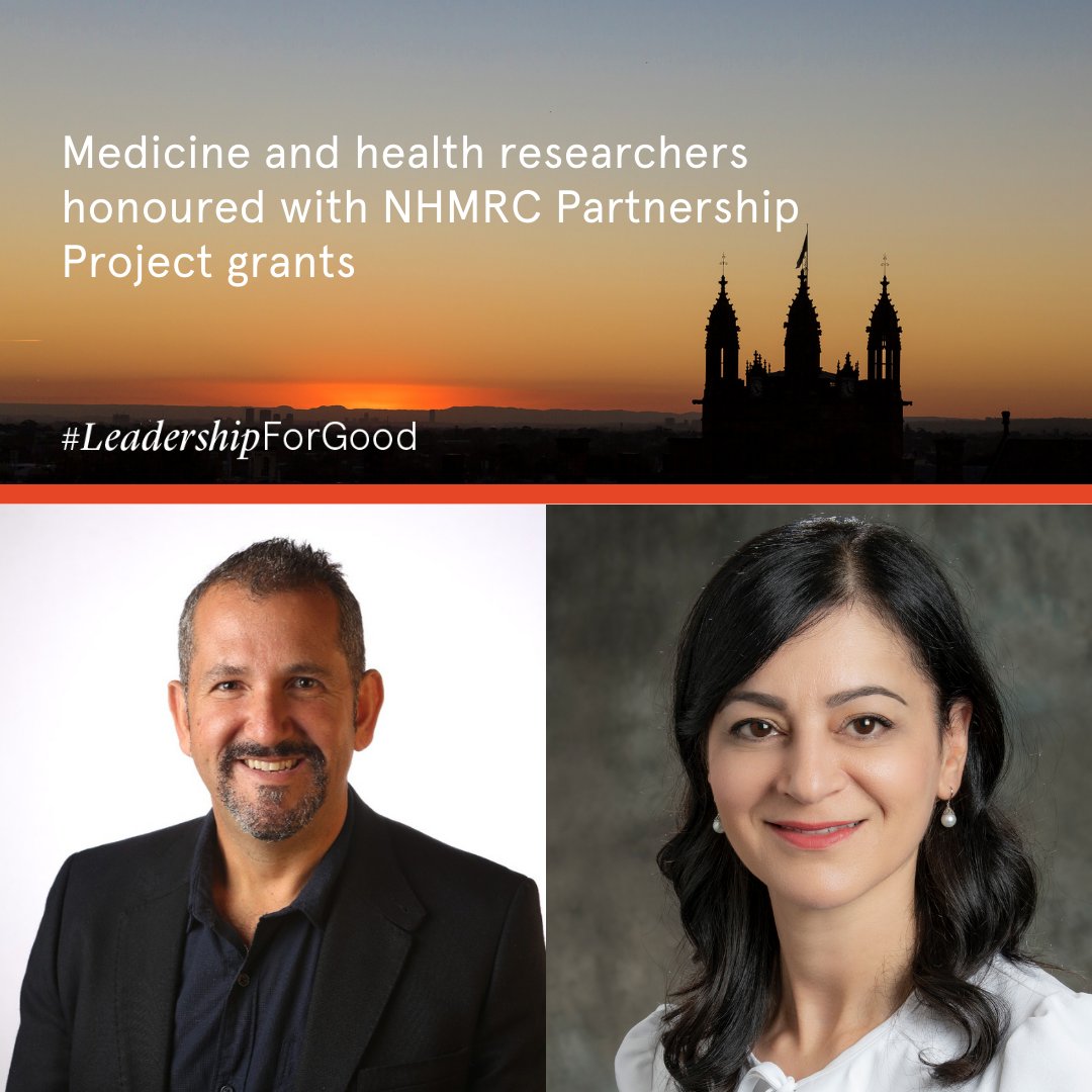 Congratulations to @Sydney_Uni #health researchers Prof Paulo Ferreira and Dr Michelle Barakat-Johnson (@barakm2016) who have both been awarded respective @nhmrc Partnership Project grants.

#LeadershipForGood