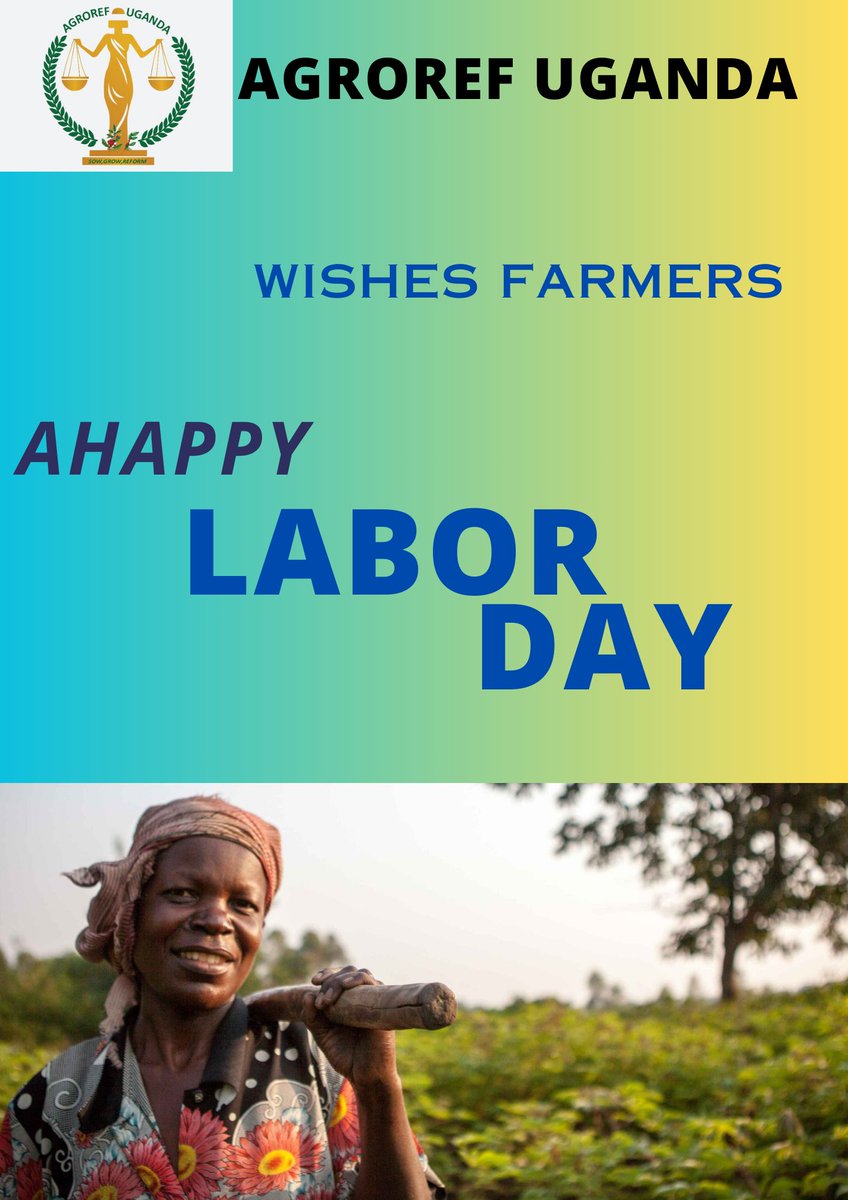 All labor is important but farmers are a unique category of laborers as everything on earth both humans and animals depend on this special 'laborer'. We join the world in wishing all farmers, especially small-holder farmers a happy #LabourDay2024 
@MAAIF_Uganda @asingizibwe